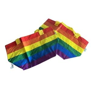 IKEA Storstomma SMALL Pride Shopping Bag LOT OF 2 BAGS  Item# 404.848.35